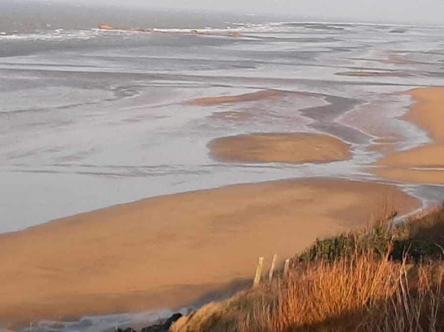 Les Heures Tranquilles - Vue Mer - 50M De La Plage Saint-Côme-de-Fresné Bagian luar foto